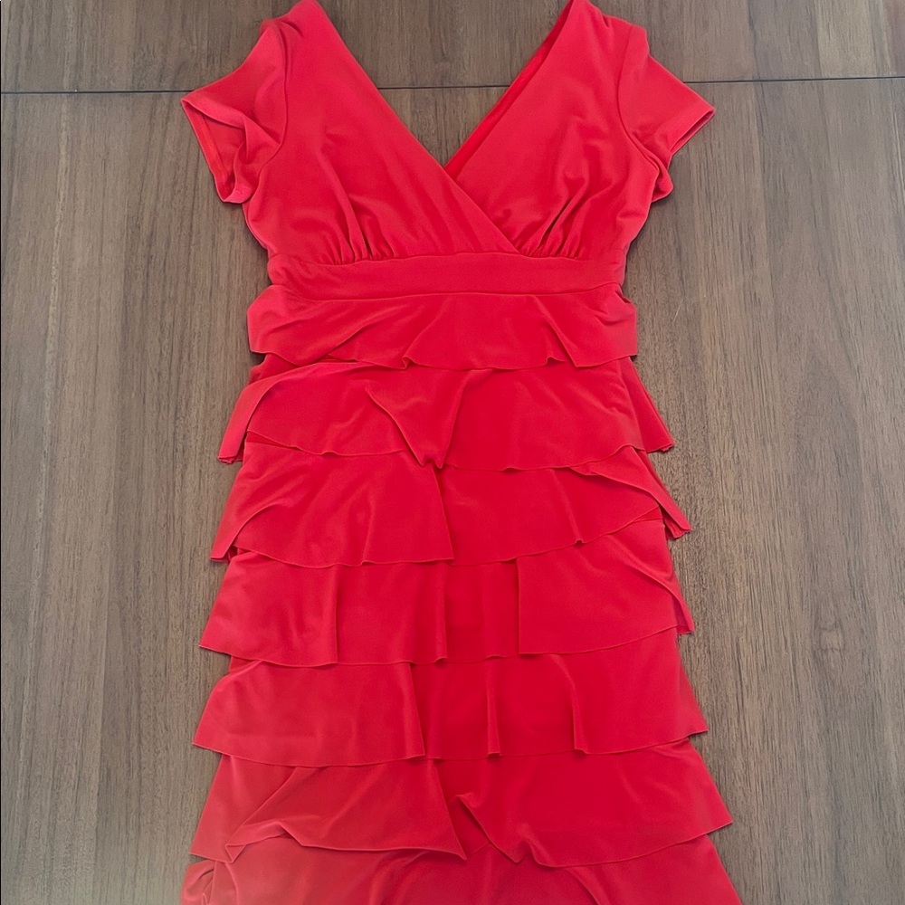 Frank Lyman Design Scarlet Layered Mini Dress